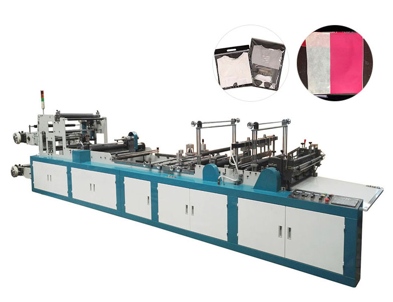 Non woven zipper bag making machine